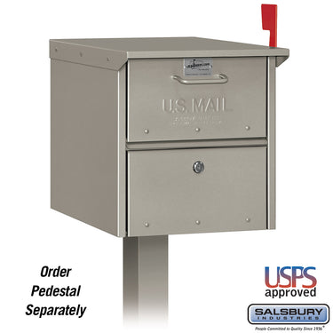 Designer Roadside Mailbox - Nickel